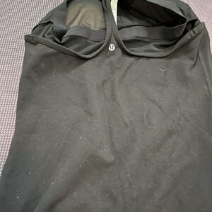 Lululemon Black Athletic Tank Top